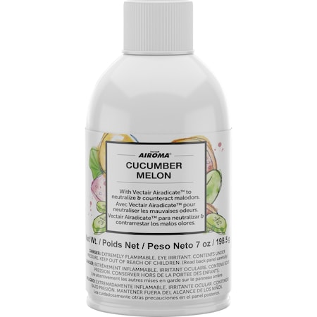 Vectaire Airoma Dispenser Fragrance Refill - 6000 cu ft - Cucumber & Melon, 12PK VTSAIRCUC